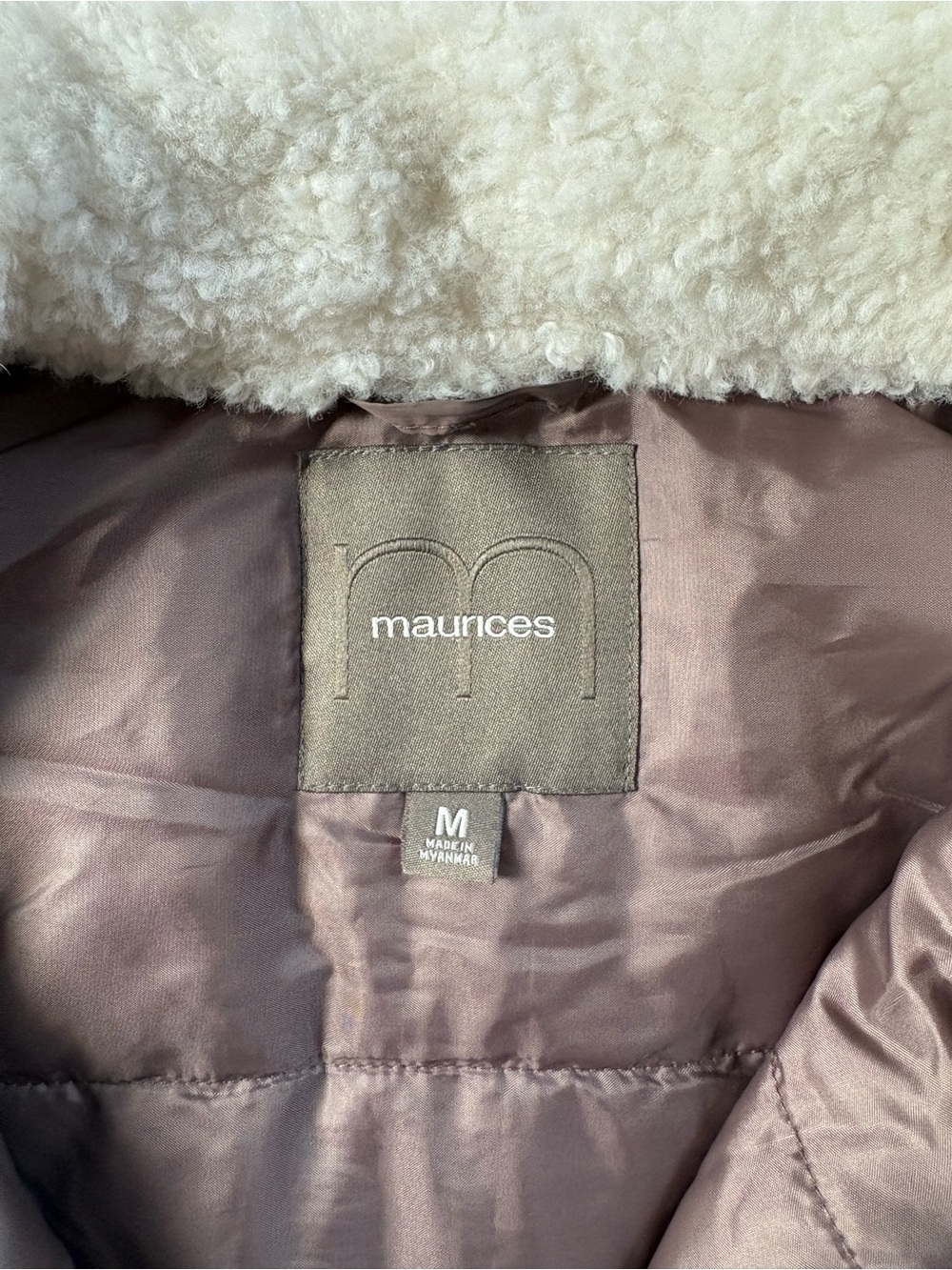 Maurices Sherpa Trimmed Puffer Jacket - Picture 3 of 6